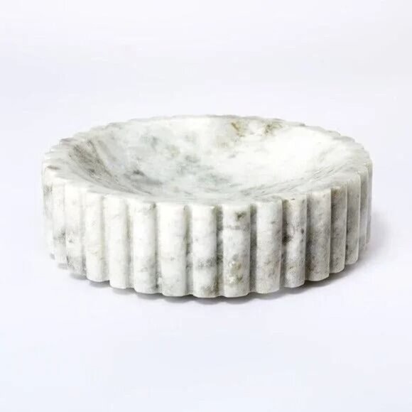 Scalloped Round Marble Dish – Threshold Studio McGee - Target 2023 - Picture 1 of 7